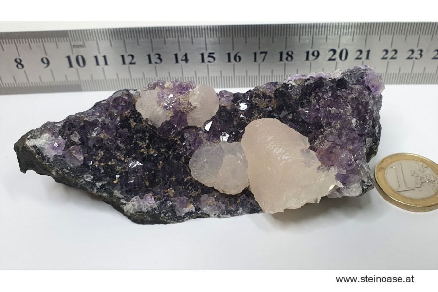 Amethyst Uruquay + Calcite